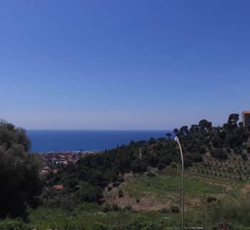 빌라 프로젝트 및 바다 전망이 있는 Bordighera 토지