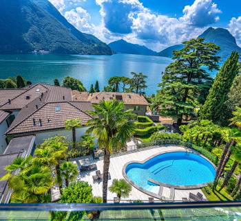 Uusi asunto Luganossa lähellä järveä
