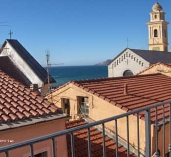 Купить дом в Лигурии, Санто Стефано Аль Ма. Вид на море
