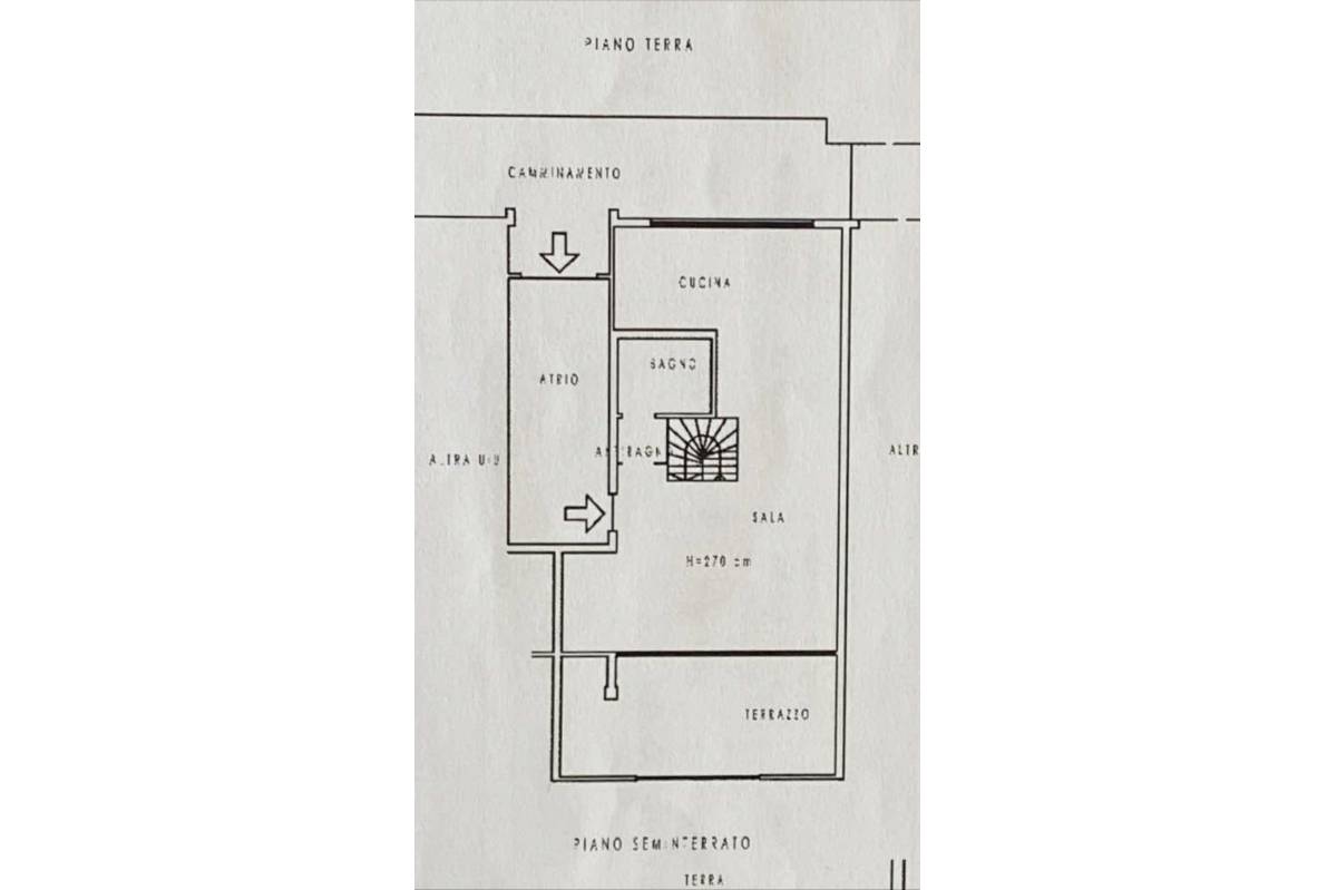 To-etagers lejlighed til salg i Bordighera