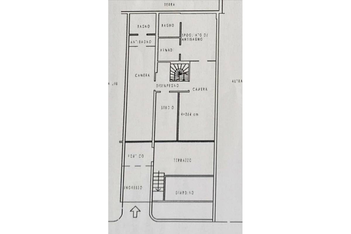 To-etagers lejlighed til salg i Bordighera