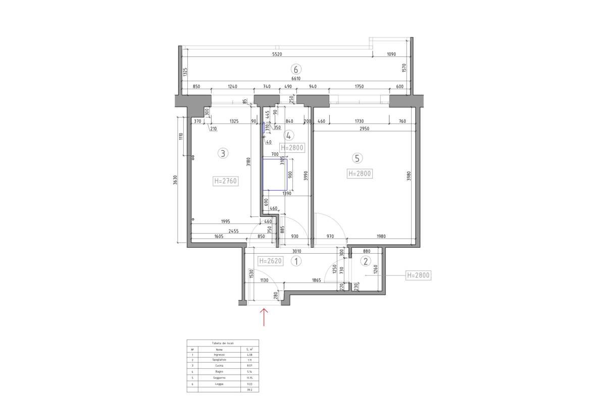 Apartamento estúdio em Sanremo