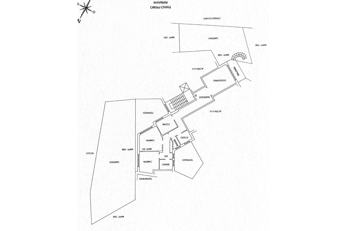 Apartamento de cuatro habitaciones en San Remo