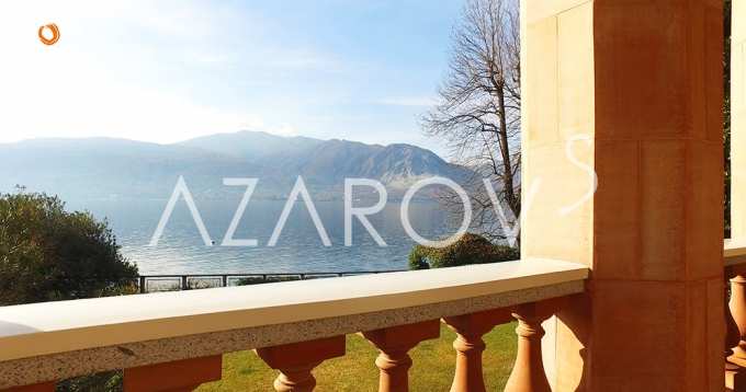 Nueva villa junto al lago Maggiore con playa y muelle en Verbania