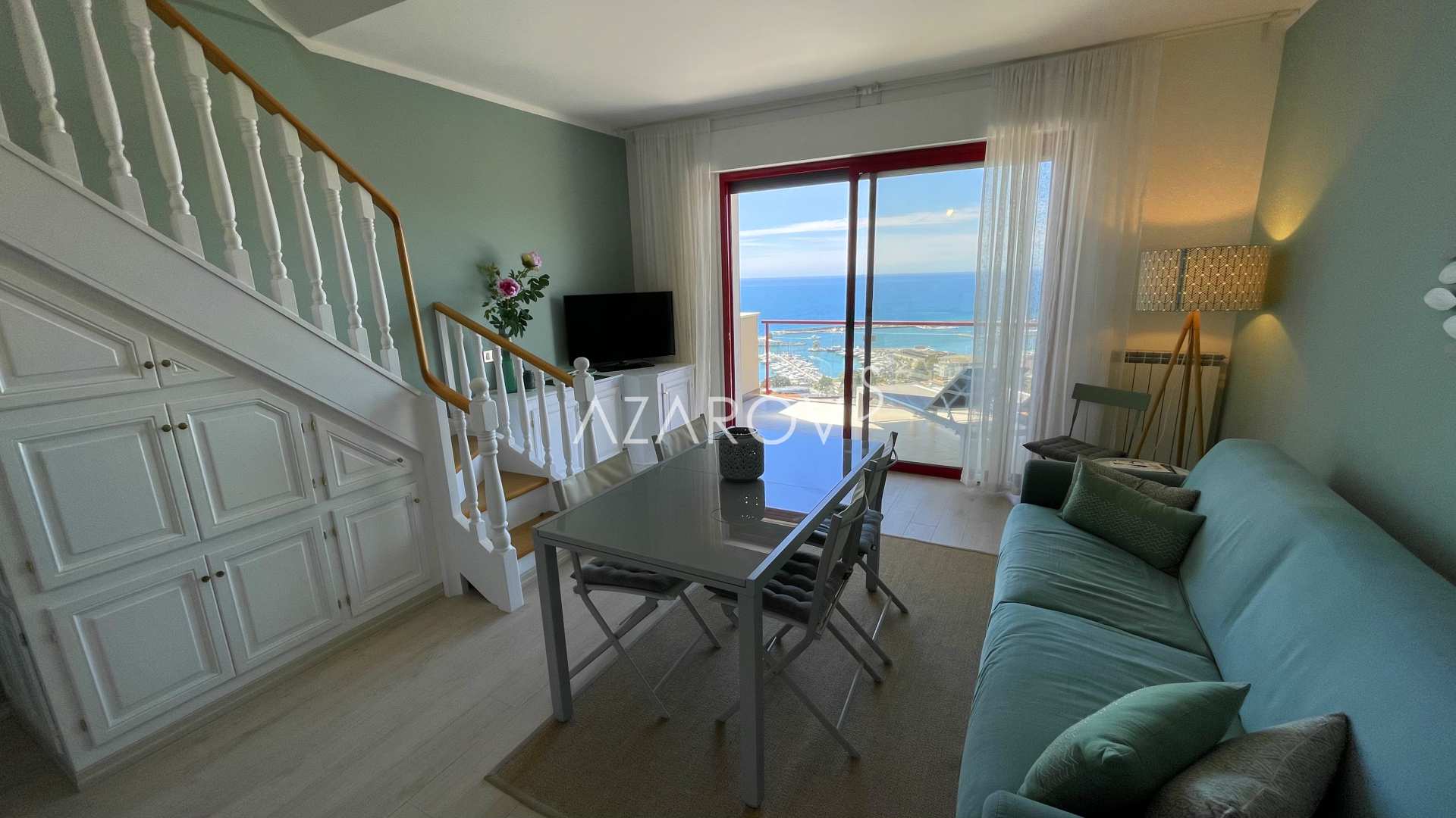 Appartement met twee slaapkamers in Sanremo aan zee