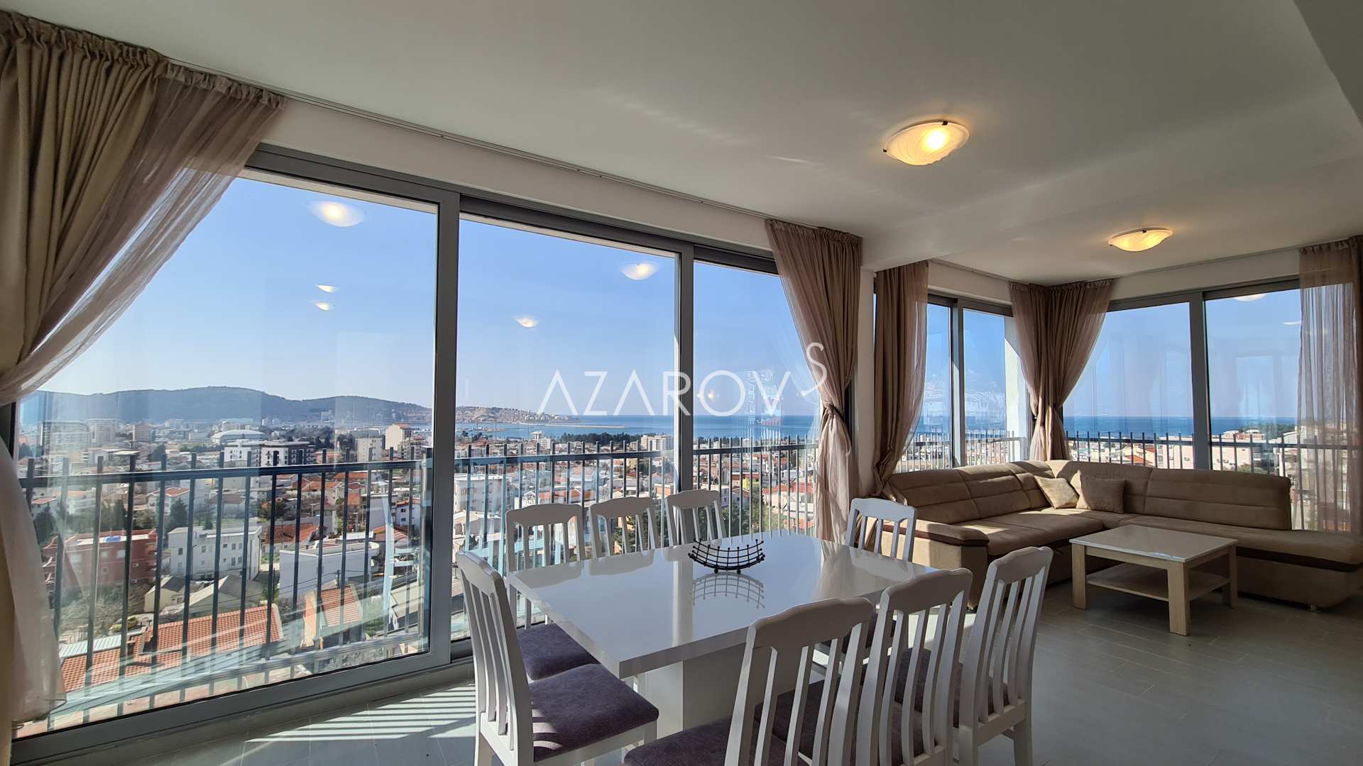 Ny penthouse i Montenegro, byen Bar med havudsigt