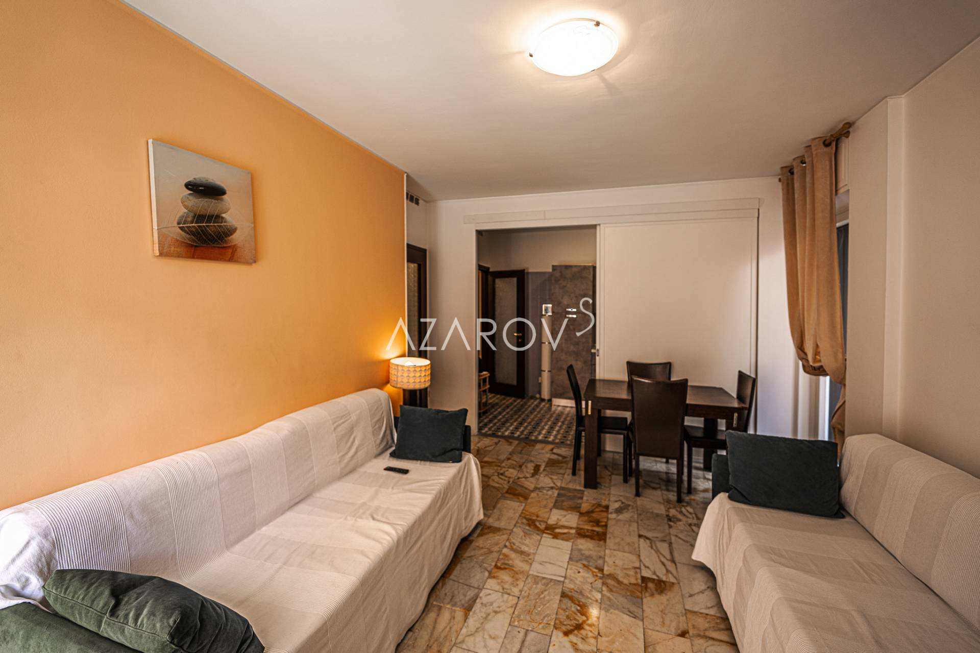 Apartamento de dos habitaciones en alquiler en Sanremo