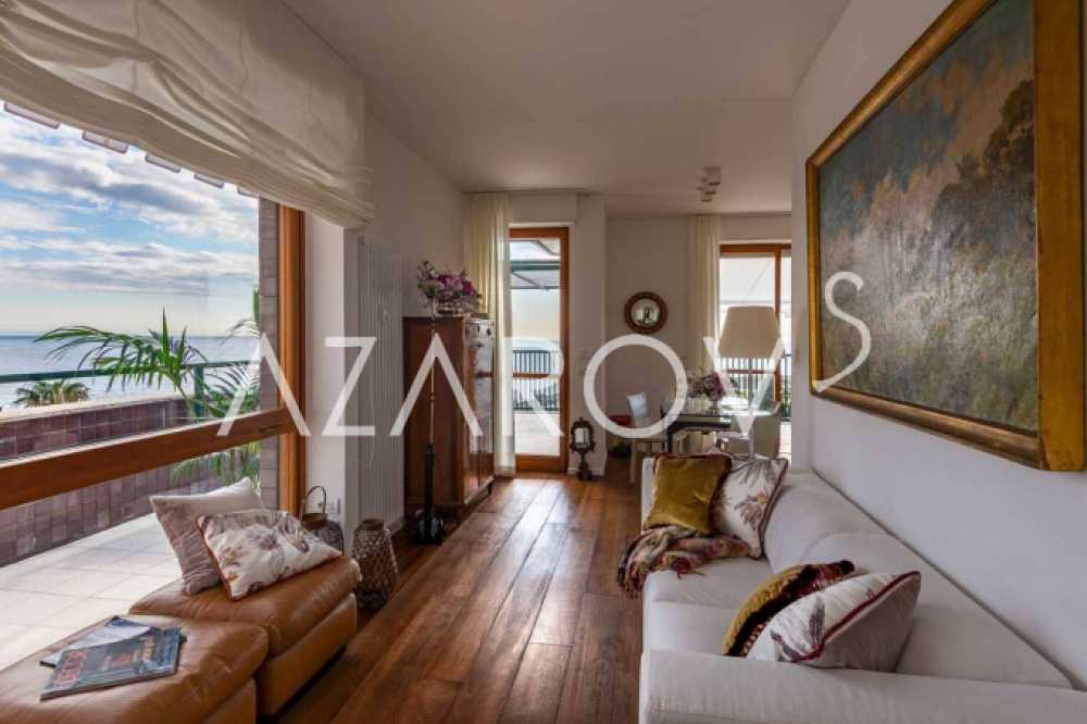 Penthouse with sea view in Sanremo