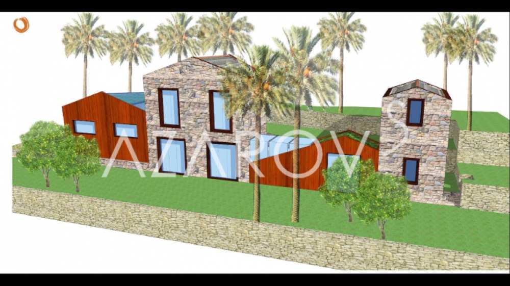 Land with a project of a house in Bordighera