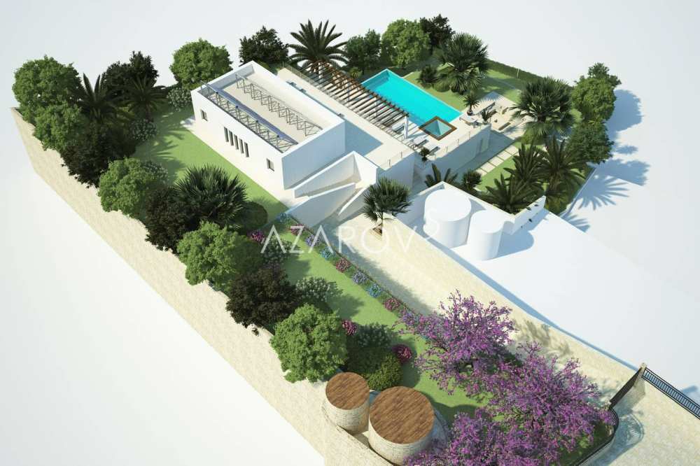 Plot of land 3000 m2 with villa project in Sanremo