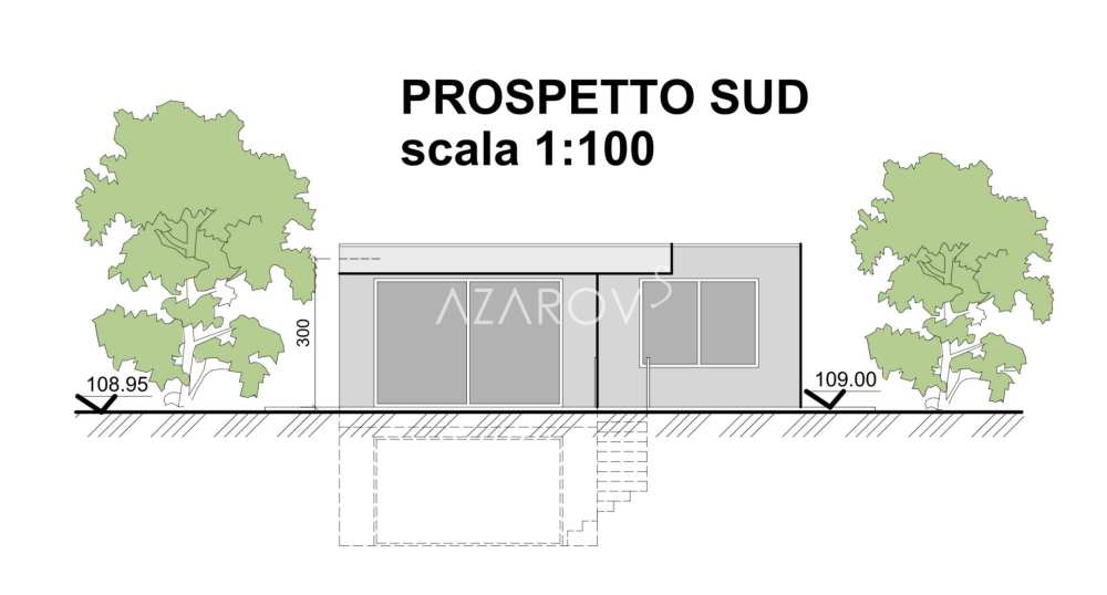 Teren inwestycyjny z zatwierdzonym projektem w Sanremo