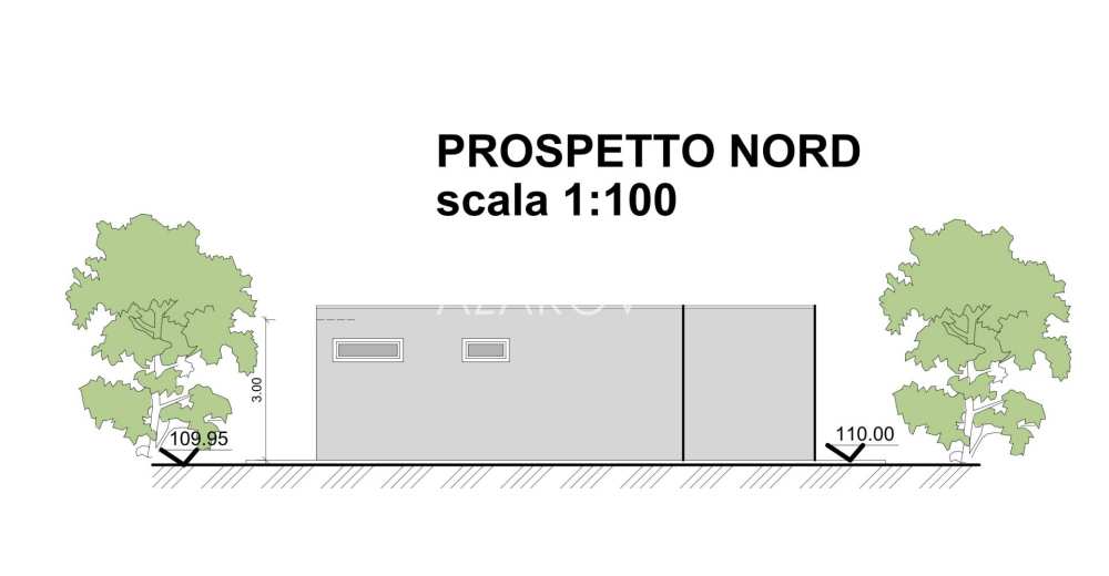 Terrain avec projet approuvé à Sanremo